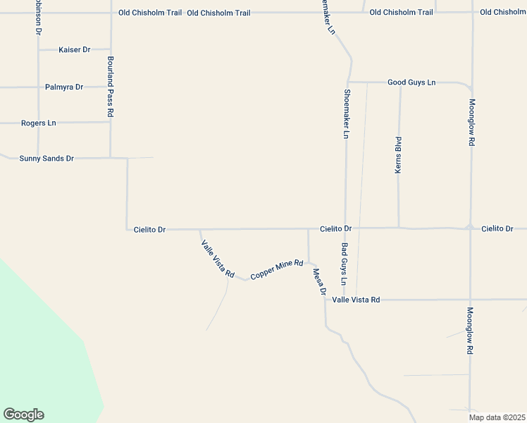 map of restaurants, bars, coffee shops, grocery stores, and more near 67770 Cielito Drive in Twentynine Palms