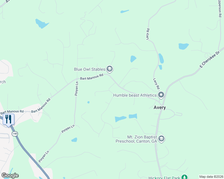 map of restaurants, bars, coffee shops, grocery stores, and more near 103 Royal Oaks Drive in Canton