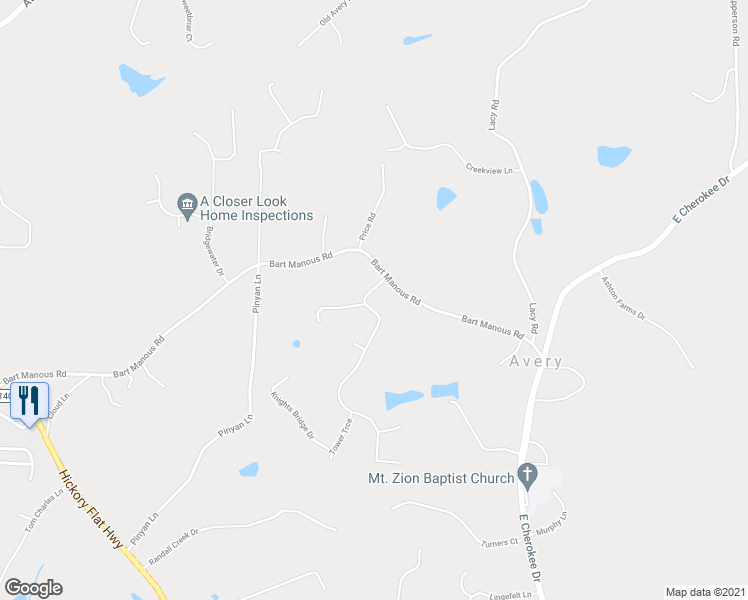 map of restaurants, bars, coffee shops, grocery stores, and more near 103 Royal Oaks Drive in Canton