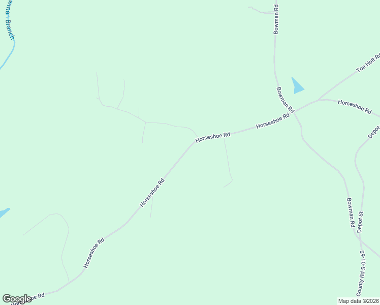 map of restaurants, bars, coffee shops, grocery stores, and more near 3538 Horseshoe Road in Iva