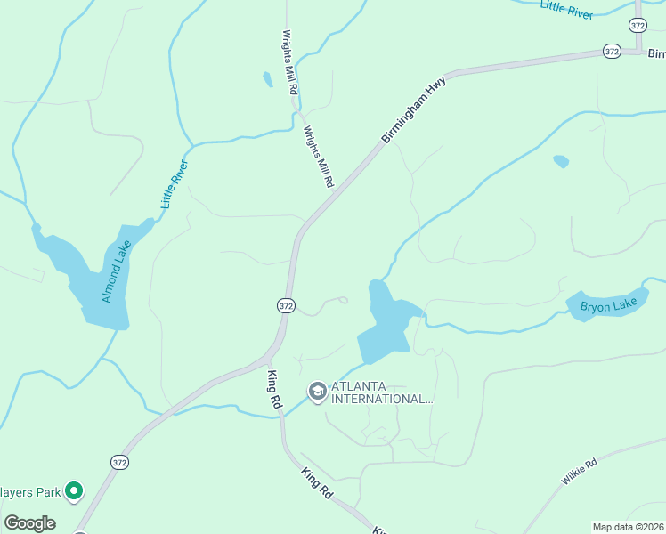 map of restaurants, bars, coffee shops, grocery stores, and more near 17995 Birmingham Highway in Alpharetta