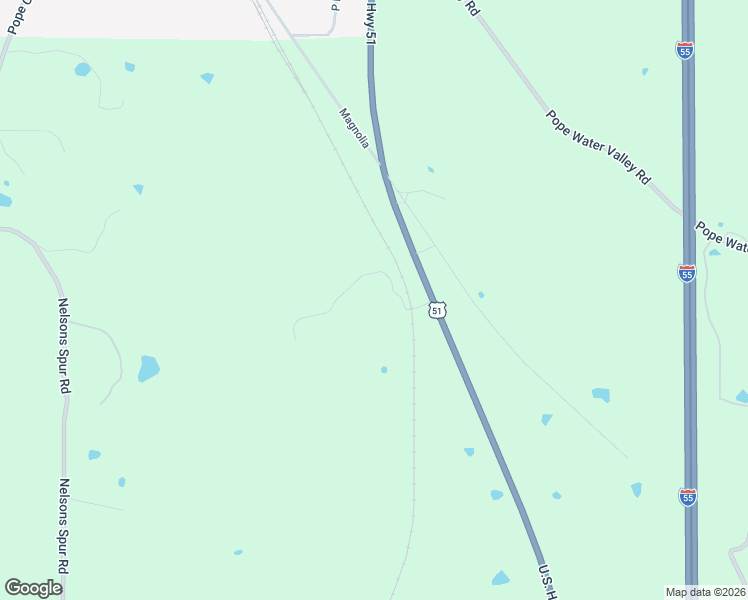 map of restaurants, bars, coffee shops, grocery stores, and more near 5405 Highway 51 in Pope