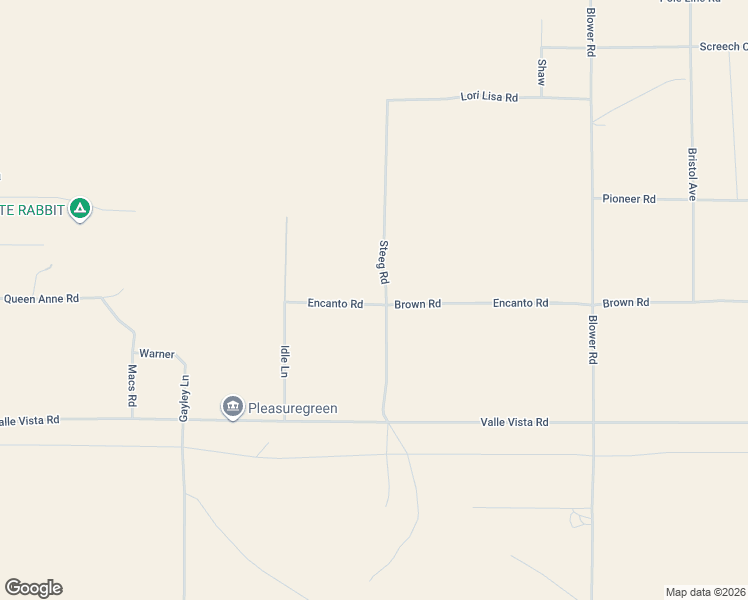 map of restaurants, bars, coffee shops, grocery stores, and more near 79770 Encanto Road in Twentynine Palms