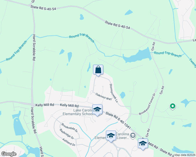 map of restaurants, bars, coffee shops, grocery stores, and more near 231 Stormycreek Lane in Blythewood