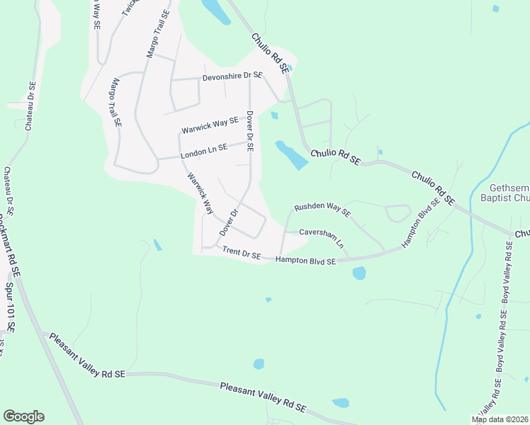 map of restaurants, bars, coffee shops, grocery stores, and more near 7 Camelot Circle Southeast in Rome