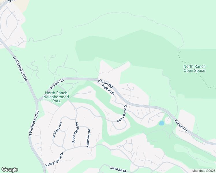map of restaurants, bars, coffee shops, grocery stores, and more near 4525 Rayburn Street in Westlake Village