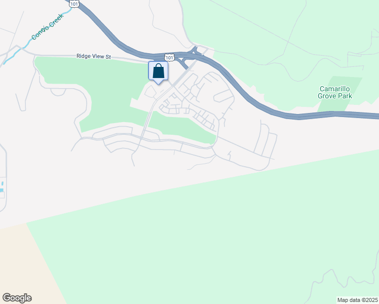 map of restaurants, bars, coffee shops, grocery stores, and more near 6293 Gitana Avenue in Camarillo