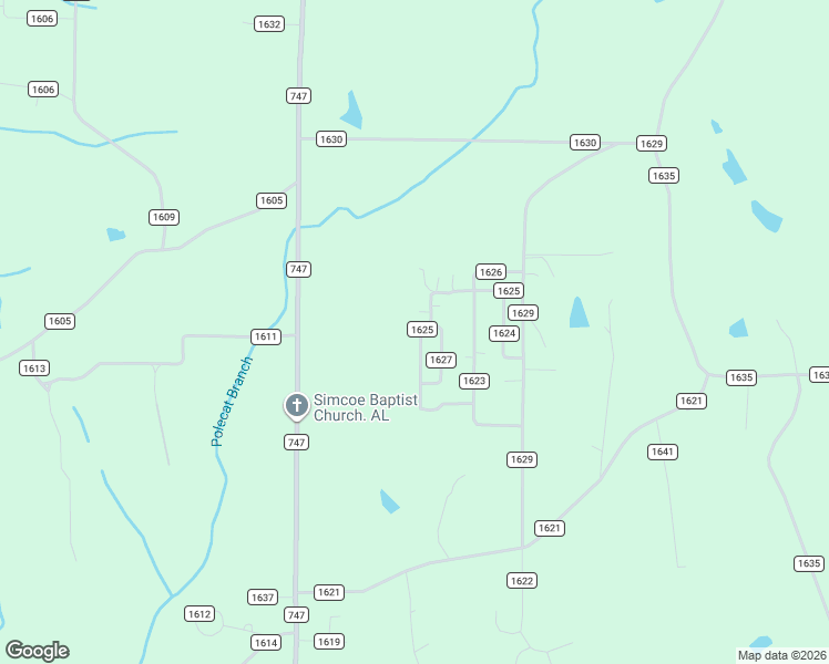 map of restaurants, bars, coffee shops, grocery stores, and more near 509 County Road 1625 in Cullman