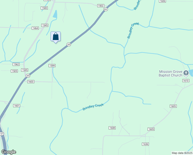 map of restaurants, bars, coffee shops, grocery stores, and more near 675 County Road 1603 in Cullman