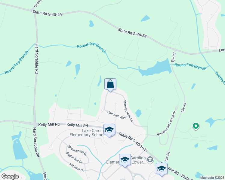 map of restaurants, bars, coffee shops, grocery stores, and more near 231 Stormycreek Lane in Blythewood