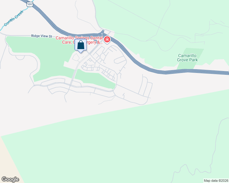 map of restaurants, bars, coffee shops, grocery stores, and more near 6358 Irena Avenue in Camarillo