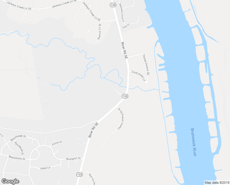 map of restaurants, bars, coffee shops, grocery stores, and more near 10165 Creekside Drive Southeast in Leland