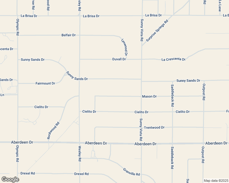 map of restaurants, bars, coffee shops, grocery stores, and more near 60726 Mason Drive in Joshua Tree