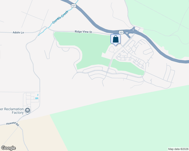 map of restaurants, bars, coffee shops, grocery stores, and more near 24 Gitana Avenue in Camarillo