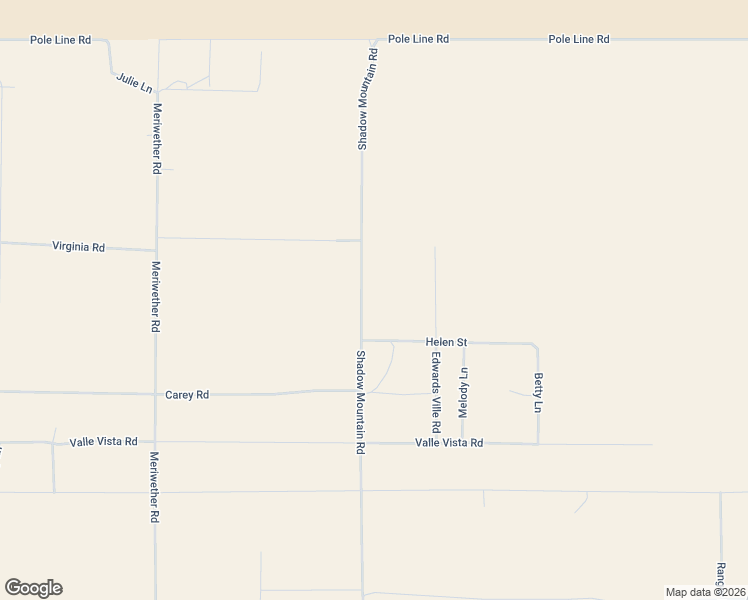 map of restaurants, bars, coffee shops, grocery stores, and more near 83233 Virginia Road in Twentynine Palms