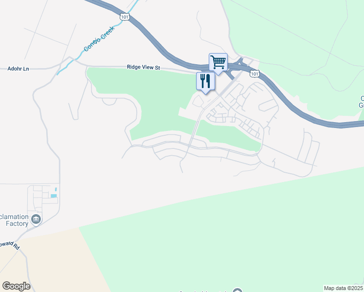 map of restaurants, bars, coffee shops, grocery stores, and more near 3 Isabel Avenue in Camarillo