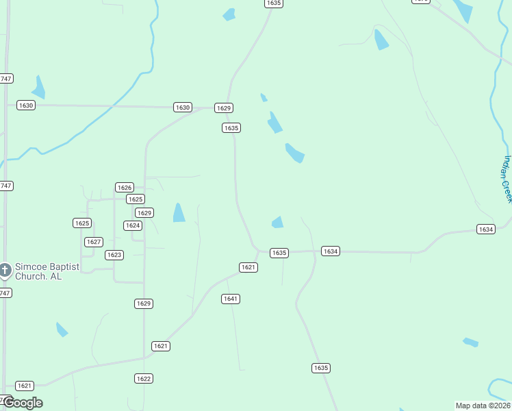 map of restaurants, bars, coffee shops, grocery stores, and more near 2180 County Road 1635 in Cullman