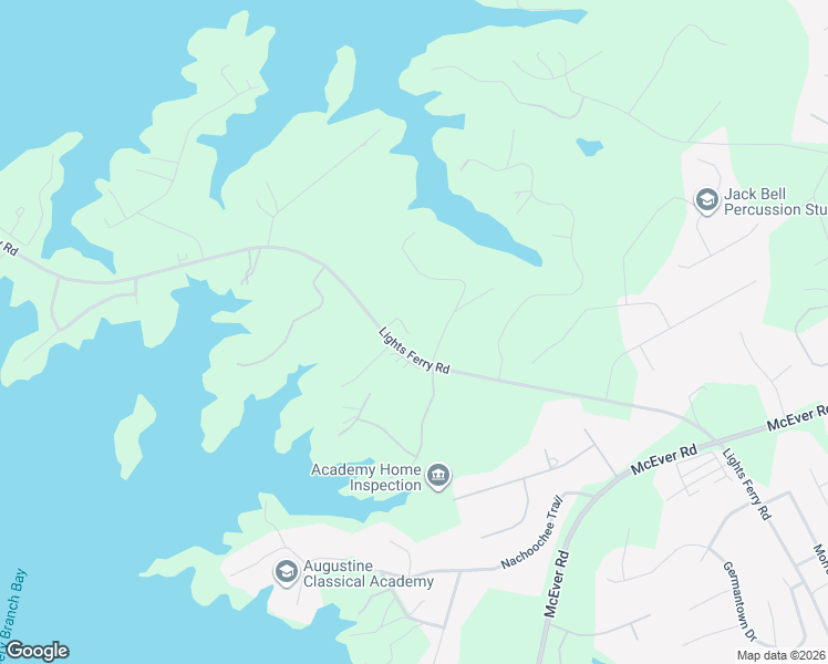 map of restaurants, bars, coffee shops, grocery stores, and more near 6394 Lights Ferry Road in Flowery Branch
