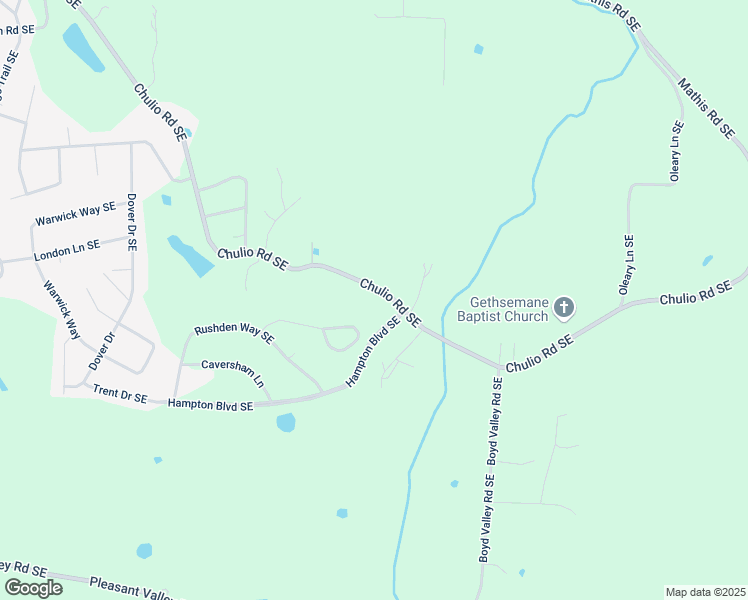 map of restaurants, bars, coffee shops, grocery stores, and more near 1078 Chulio Road Southeast in Rome