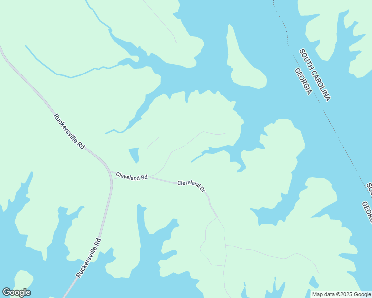 map of restaurants, bars, coffee shops, grocery stores, and more near Gulley Drive in Elberton