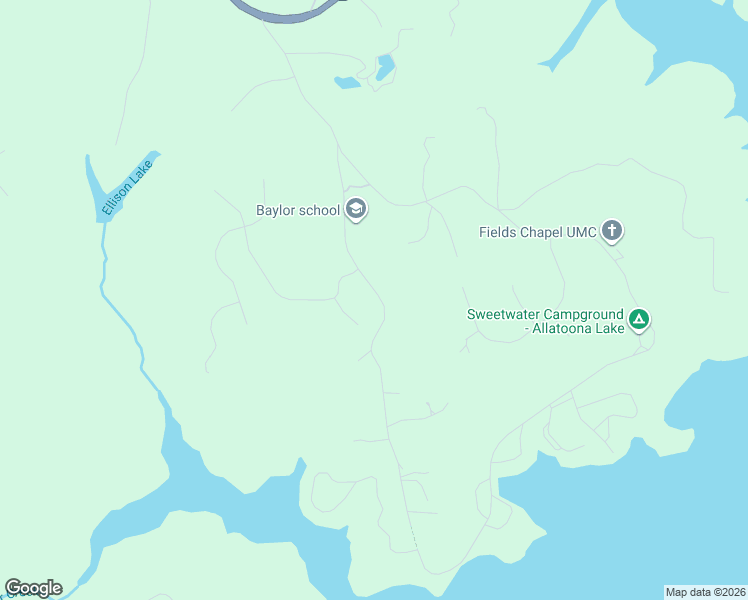 map of restaurants, bars, coffee shops, grocery stores, and more near 440 Sweetwater Creek Drive in Canton