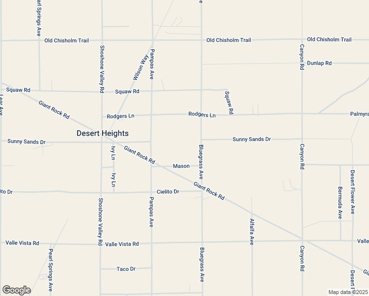 map of restaurants, bars, coffee shops, grocery stores, and more near in Twentynine Palms