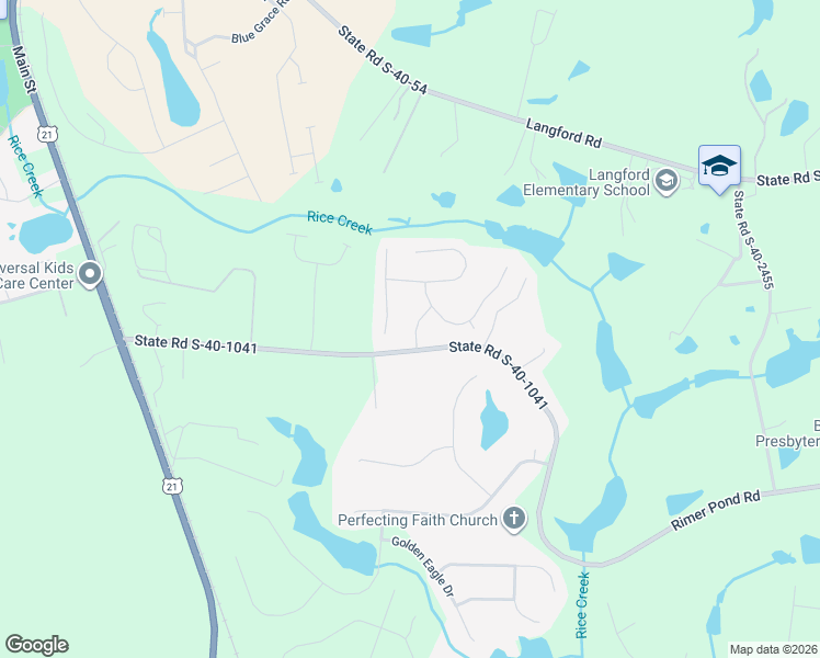 map of restaurants, bars, coffee shops, grocery stores, and more near 109 Coopers Pond Drive in Blythewood
