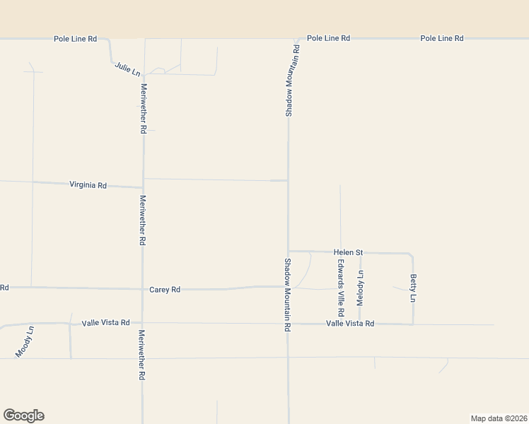 map of restaurants, bars, coffee shops, grocery stores, and more near 83233 Virginia Road in Twentynine Palms