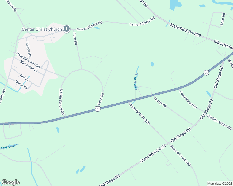 map of restaurants, bars, coffee shops, grocery stores, and more near 7734 U.S. 76 in Mullins