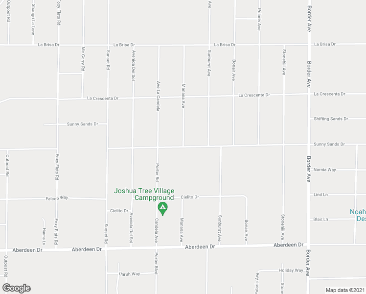 map of restaurants, bars, coffee shops, grocery stores, and more near Manana Avenue in San Bernardino County