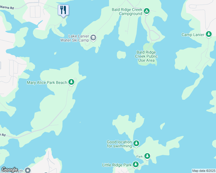 map of restaurants, bars, coffee shops, grocery stores, and more near 1240 Fischer Trace in Cumming