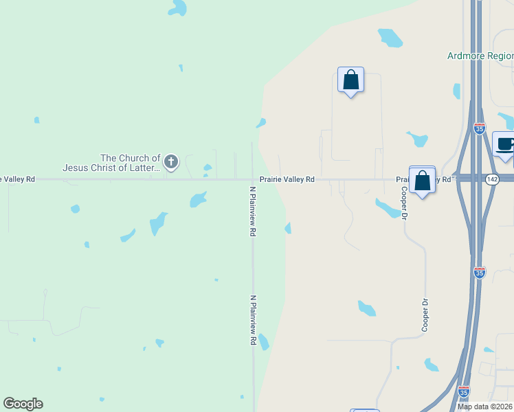 map of restaurants, bars, coffee shops, grocery stores, and more near 2002-2006 North Plainview Road in Ardmore