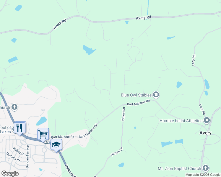 map of restaurants, bars, coffee shops, grocery stores, and more near 124 Bridgewater Drive in Canton