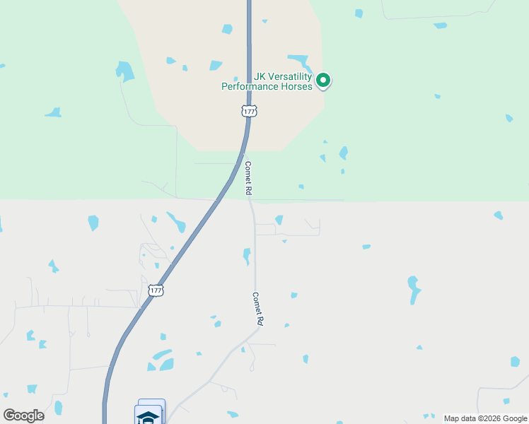 map of restaurants, bars, coffee shops, grocery stores, and more near 1114 Comet Road in Ardmore