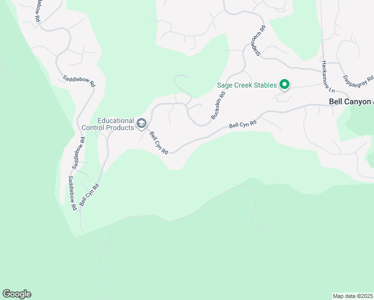 map of restaurants, bars, coffee shops, grocery stores, and more near 204 Bell Canyon Road in Bell Canyon