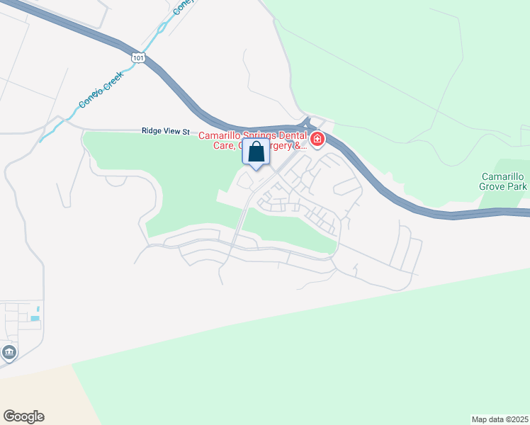 map of restaurants, bars, coffee shops, grocery stores, and more near 6012 Paseo Encantada in Camarillo