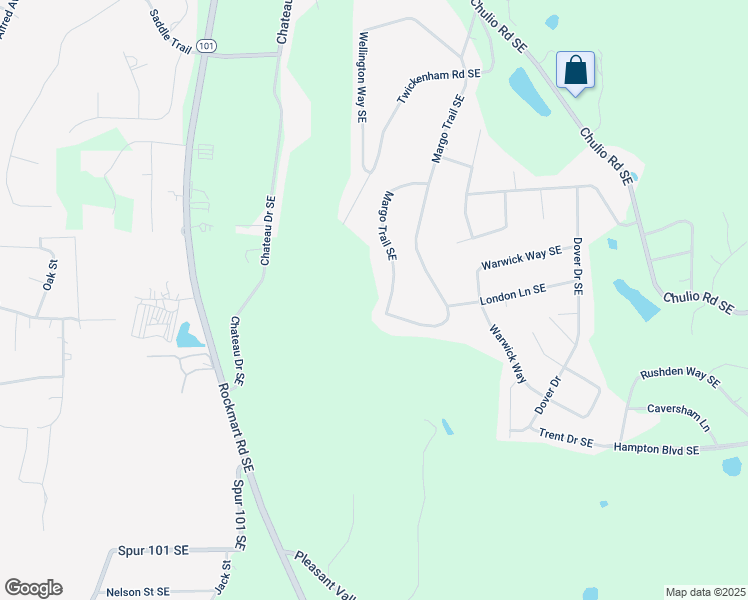 map of restaurants, bars, coffee shops, grocery stores, and more near 227 Margo Trail Southeast in Rome