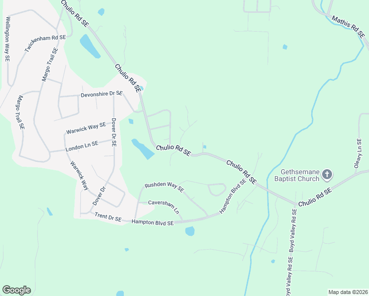 map of restaurants, bars, coffee shops, grocery stores, and more near 943 Chulio Road Southeast in Rome