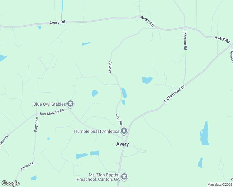 map of restaurants, bars, coffee shops, grocery stores, and more near 425 Lacy Road in Canton