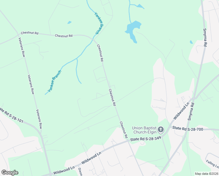 map of restaurants, bars, coffee shops, grocery stores, and more near 1301 Chestnut Road in Elgin