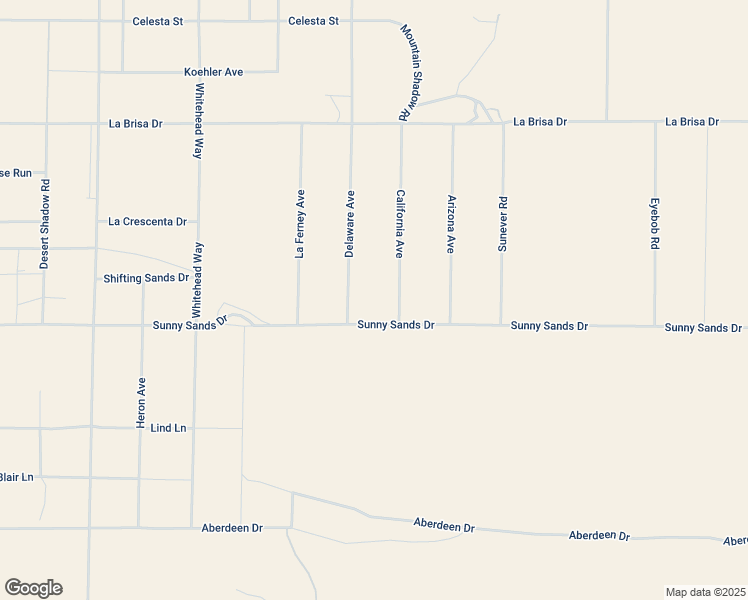 map of restaurants, bars, coffee shops, grocery stores, and more near 2849 Delaware Avenue in Joshua Tree