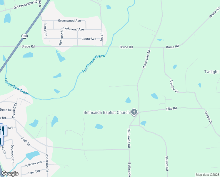map of restaurants, bars, coffee shops, grocery stores, and more near 1265 Noel Street in Boaz