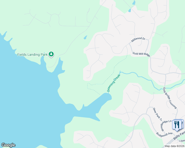 map of restaurants, bars, coffee shops, grocery stores, and more near 521 Gold Shore Court in Canton