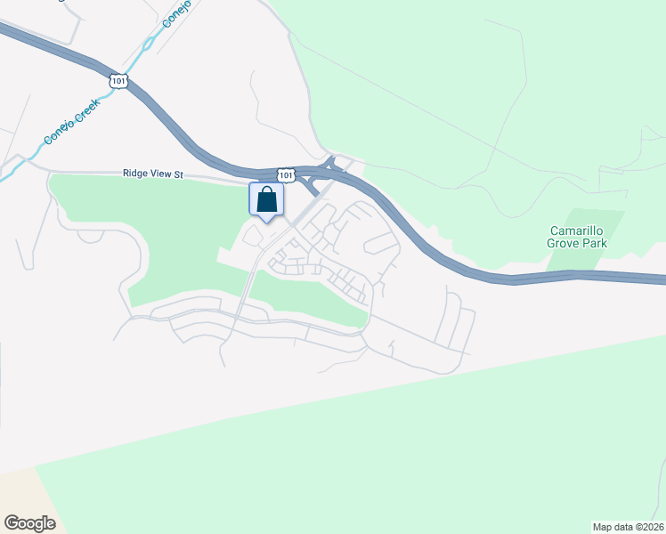map of restaurants, bars, coffee shops, grocery stores, and more near 6149 Paseo Encantada in Camarillo