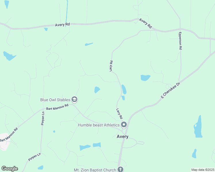 map of restaurants, bars, coffee shops, grocery stores, and more near 447 Lacy Road in Canton