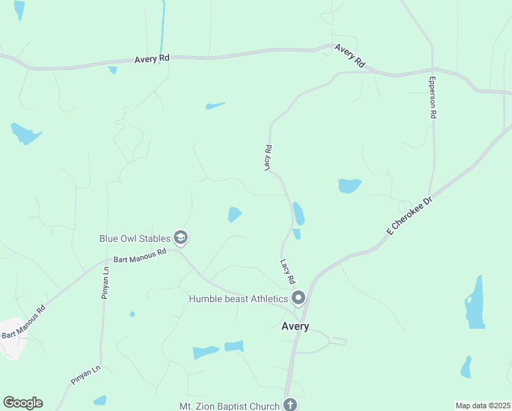 map of restaurants, bars, coffee shops, grocery stores, and more near 447 Lacy Road in Canton