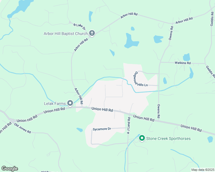 map of restaurants, bars, coffee shops, grocery stores, and more near 2292 Jade Drive in Canton