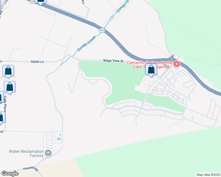 map of restaurants, bars, coffee shops, grocery stores, and more near 2 Margarita Avenue in Camarillo