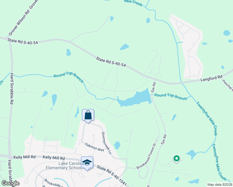 map of restaurants, bars, coffee shops, grocery stores, and more near 1084 Langford Road in Blythewood