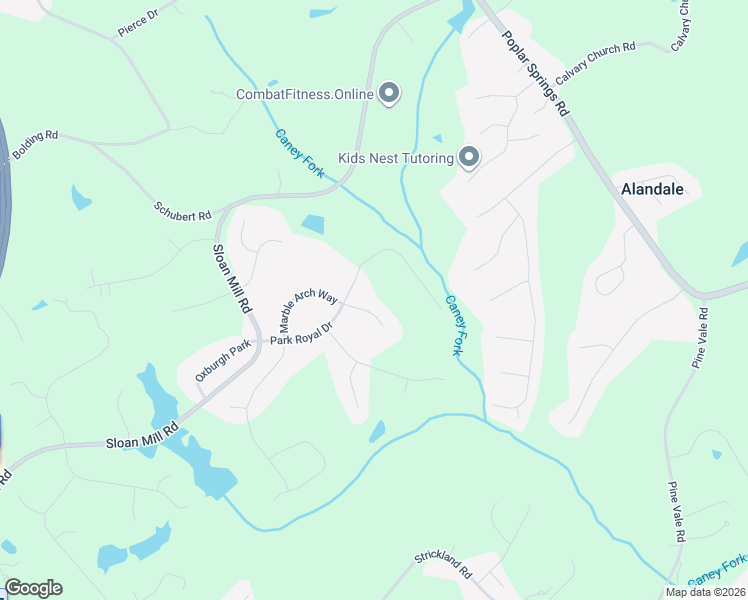 map of restaurants, bars, coffee shops, grocery stores, and more near 4617 Chartwell Chase Court in Flowery Branch